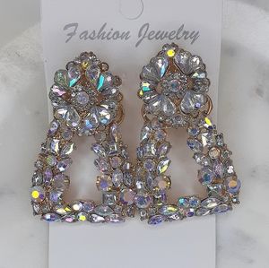 ab gems statement earrings
